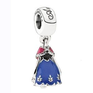 Pandora X Disney Frozen Anna's Dress Dangle Charm 19516327 Authentic Retired